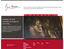 Tablet Screenshot of casamuseuegasmoniz.com
